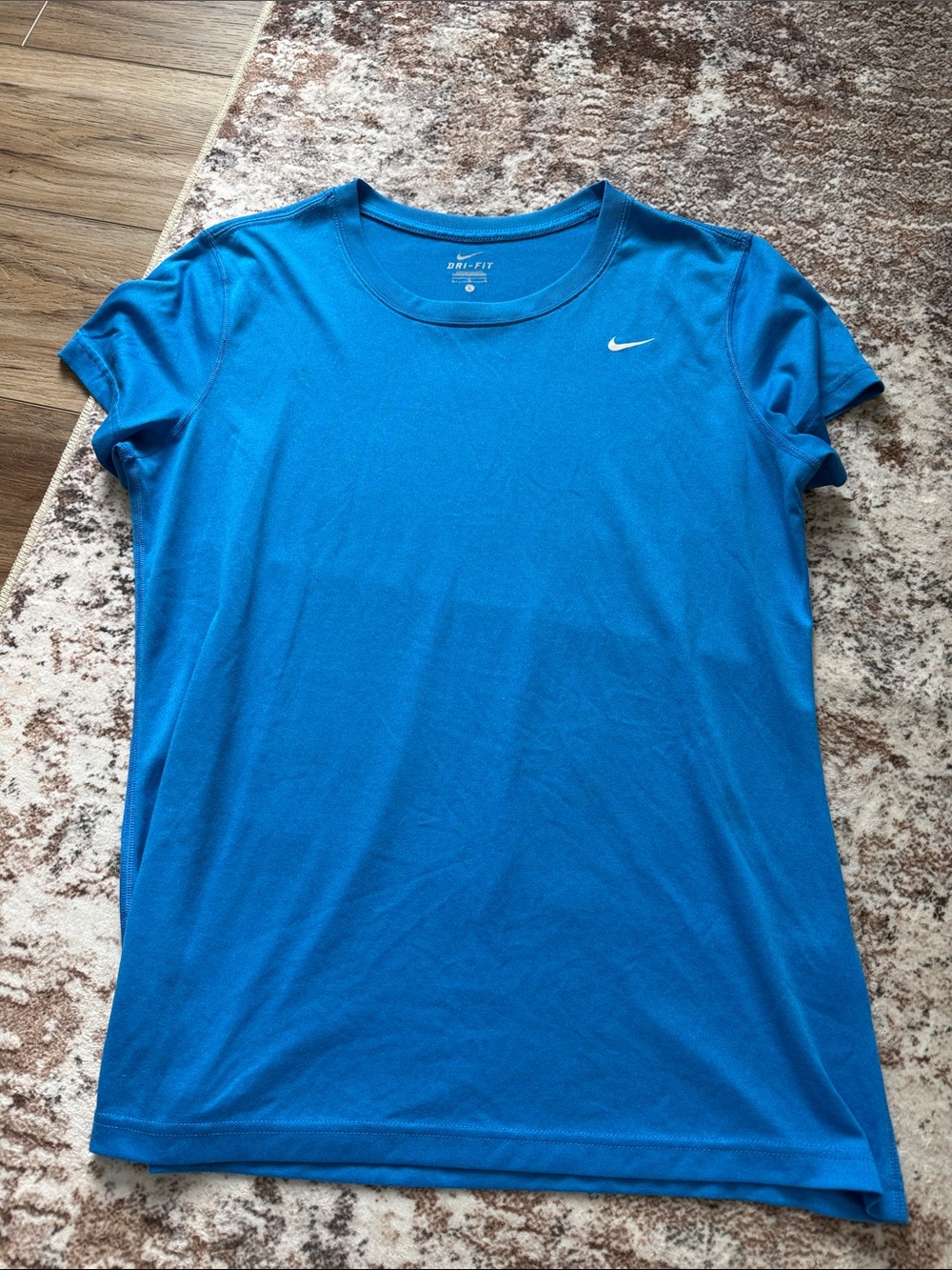 Nike Women's Bright Blue Dri-FIT Short Sleeve Tee